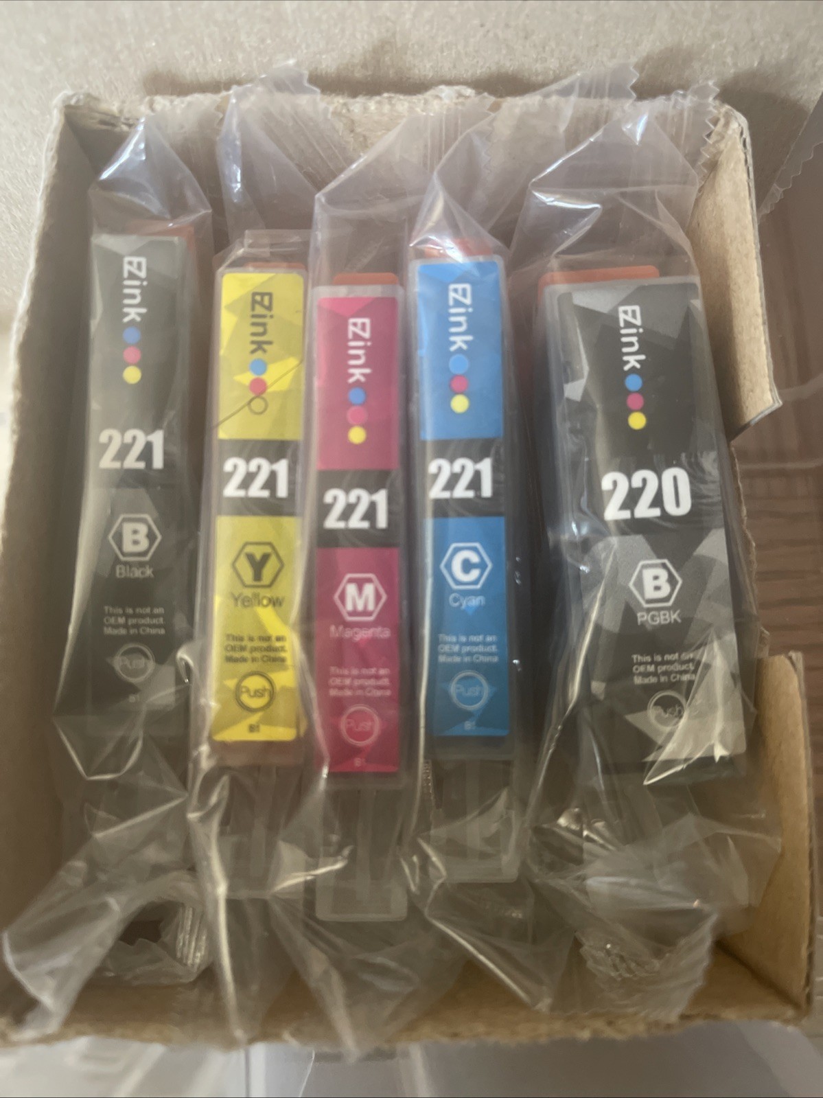 EZ Ink Compatible Cartridge for Canon Pixma Printers 2 Complete Sets