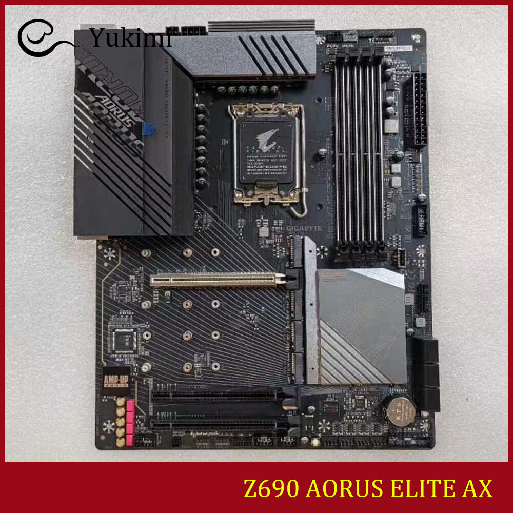 FOR GIGABYTE Z690 AORUS ELITE AX LGA1700 DDR5*4 192GB HDMI DP Motherboard Test