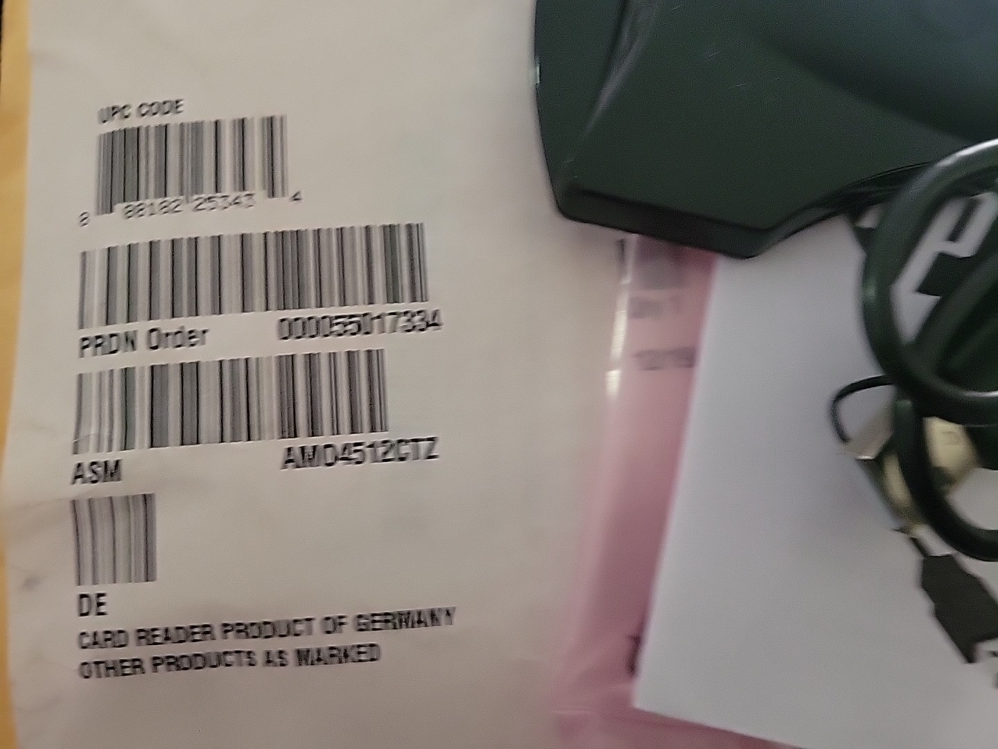 HP USB Smart Card Reader F6V67AA 761612-001