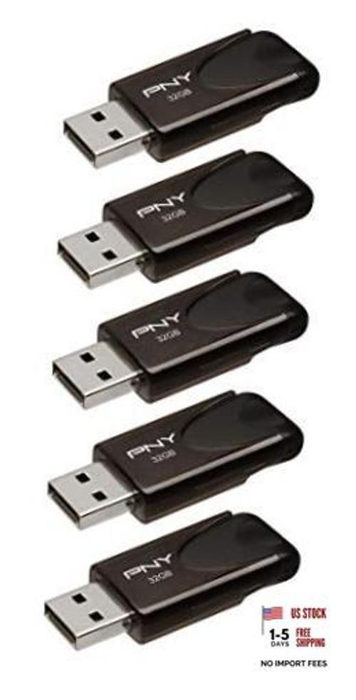 32GB Attaché 4 USB 2.0 Flash Drive-Pack 5