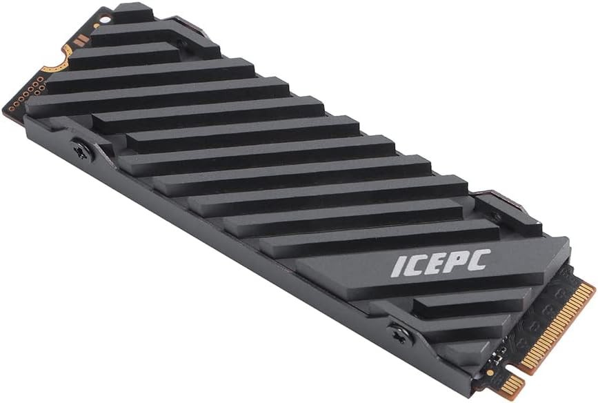 M.2 PCIE NVME 2280 SSD Graphene Coating Full-Cover Copper Heatsink,SSD Radiat...