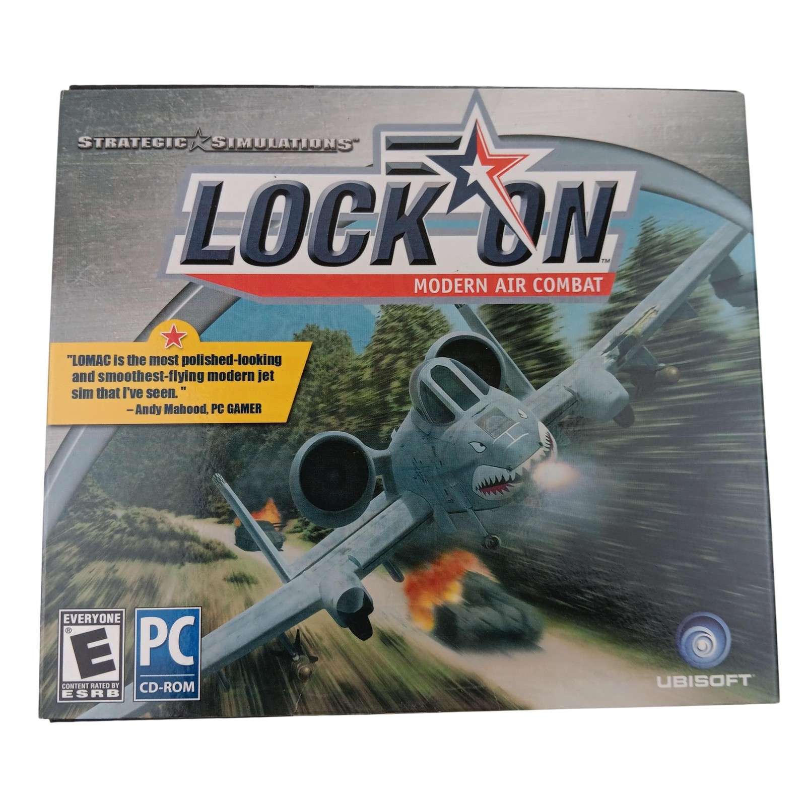 Vintage Lock On Modern Air Combat PC Game Ubisoft Flight Simulator Windows XP