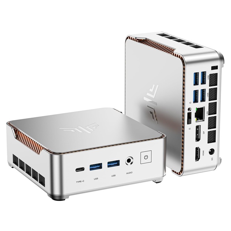 KAMRUI 4K Mini PC P2,Ryzen Embedded R2544(Beat 3500U/4300U) 8GB DDR4 256GB SSD
