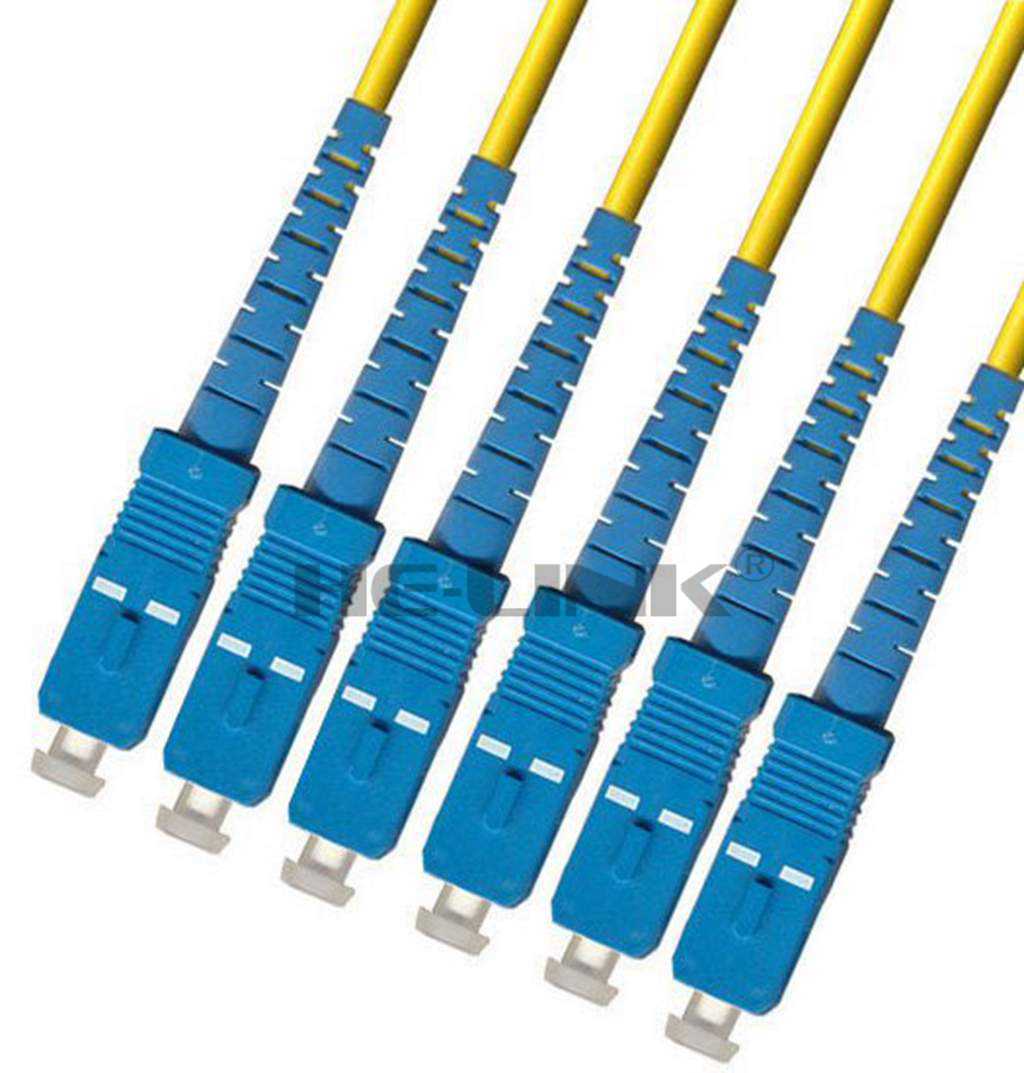 200M SC-SC Outdoor Armored Singlemode 6 Strands Fiber Patch Cord