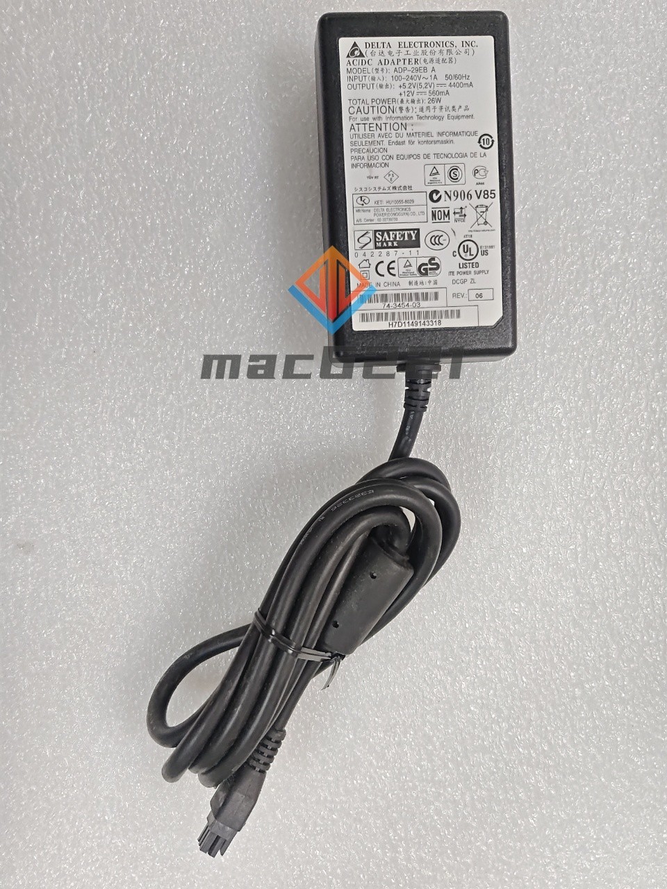 Cisco PWR-850-870-WW1 / 74-3454-03 AC Power Adapter for 850 870 Series Router