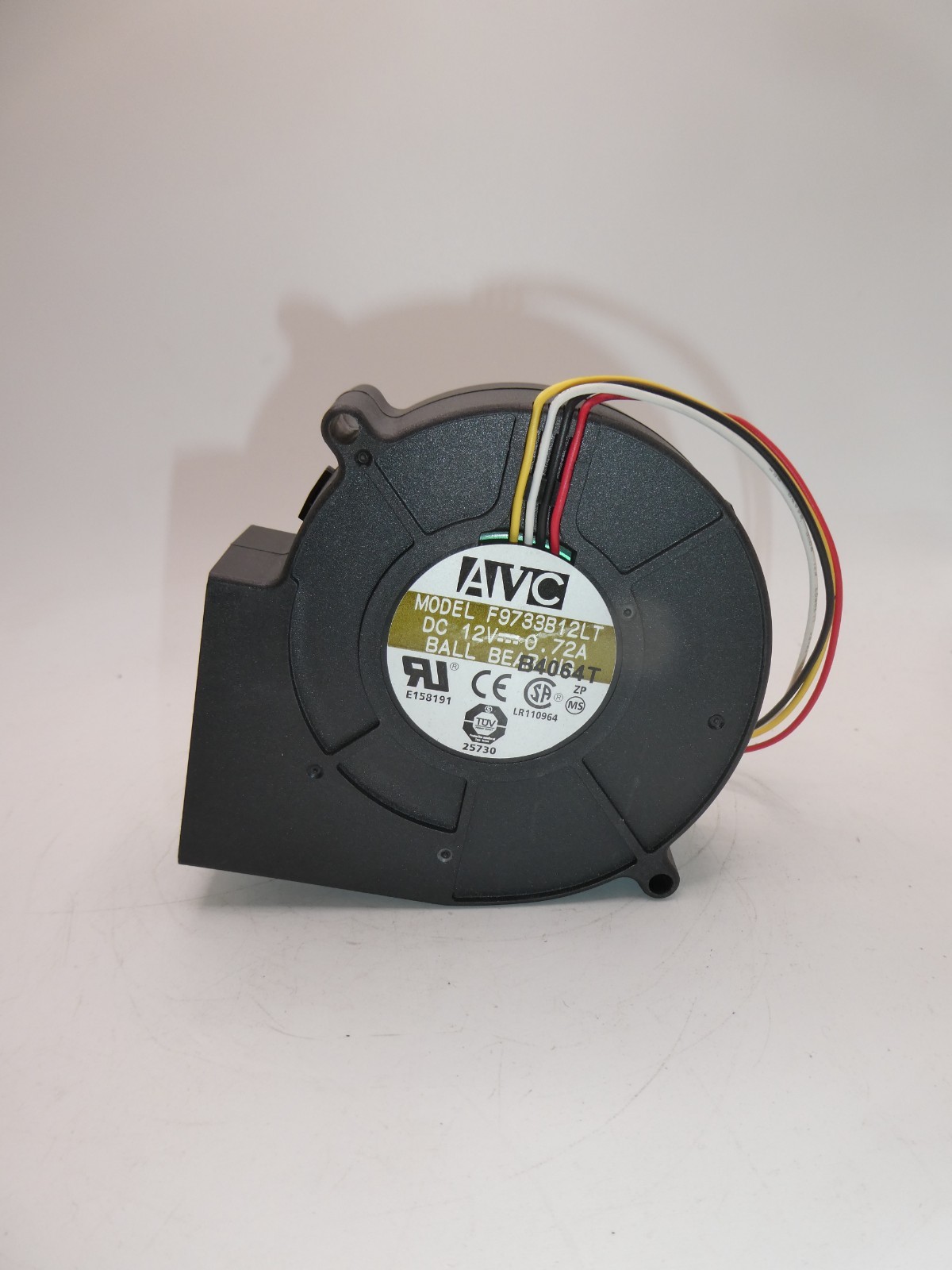 AVC Ball Bearing Fan F9733B12LT DC12V 0.72A 4PIN