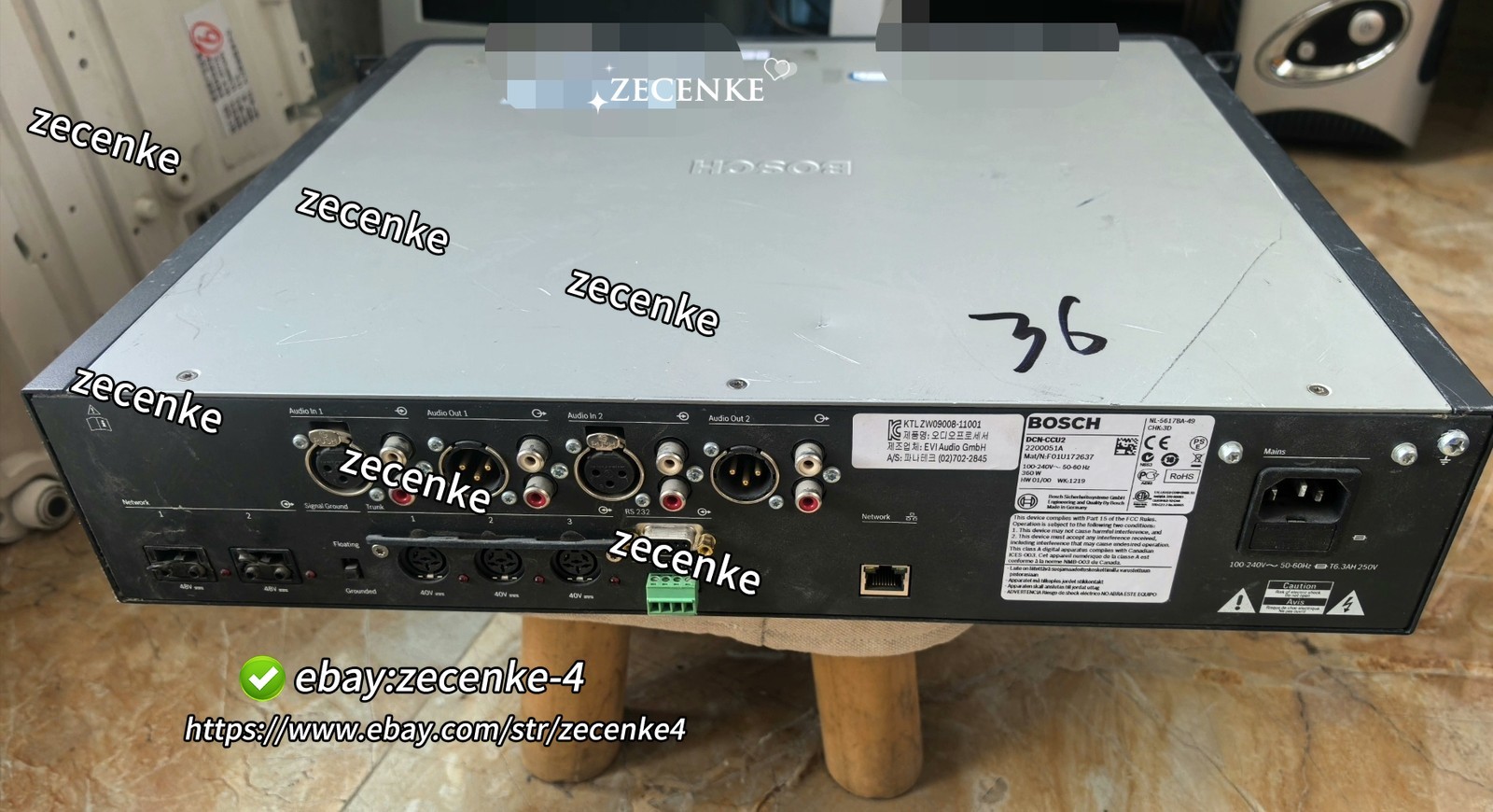 1PC USED BOSCH DCN-CCU2