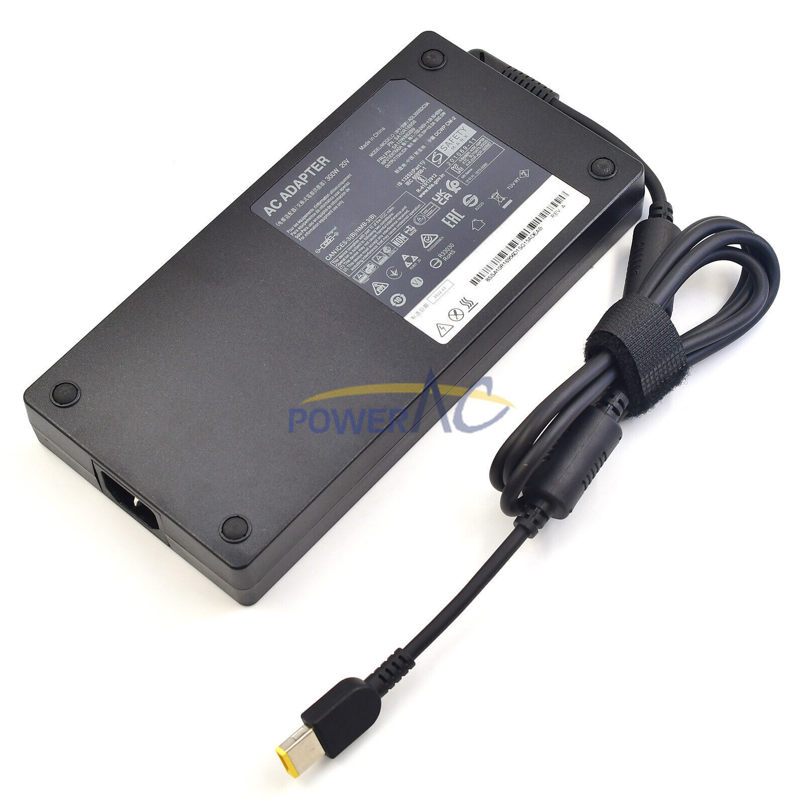 300W Slim AC Adapter for Lenovo Legion 7 Gen 6 16" Gaming Laptop GX21F23045