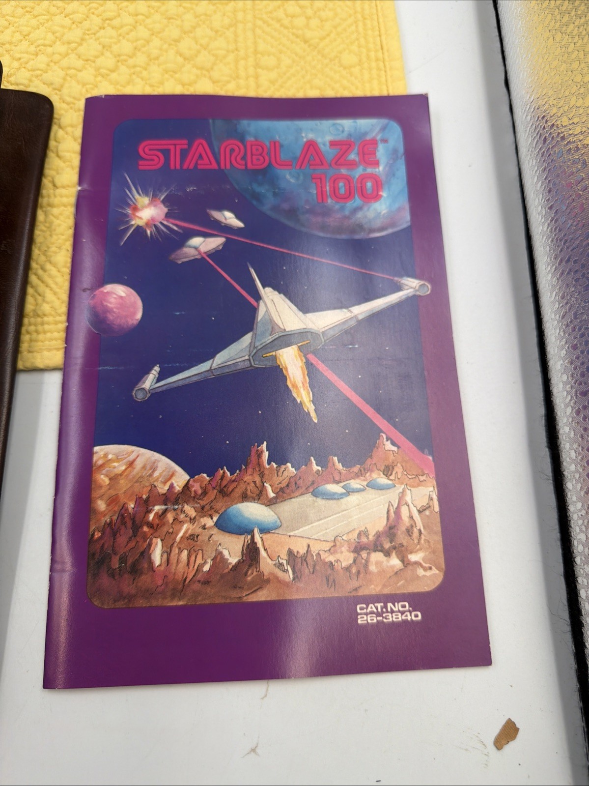 Radio Shack Starblaze 100 TRS-80 Model 100 cassette 26-3840 ST533B32