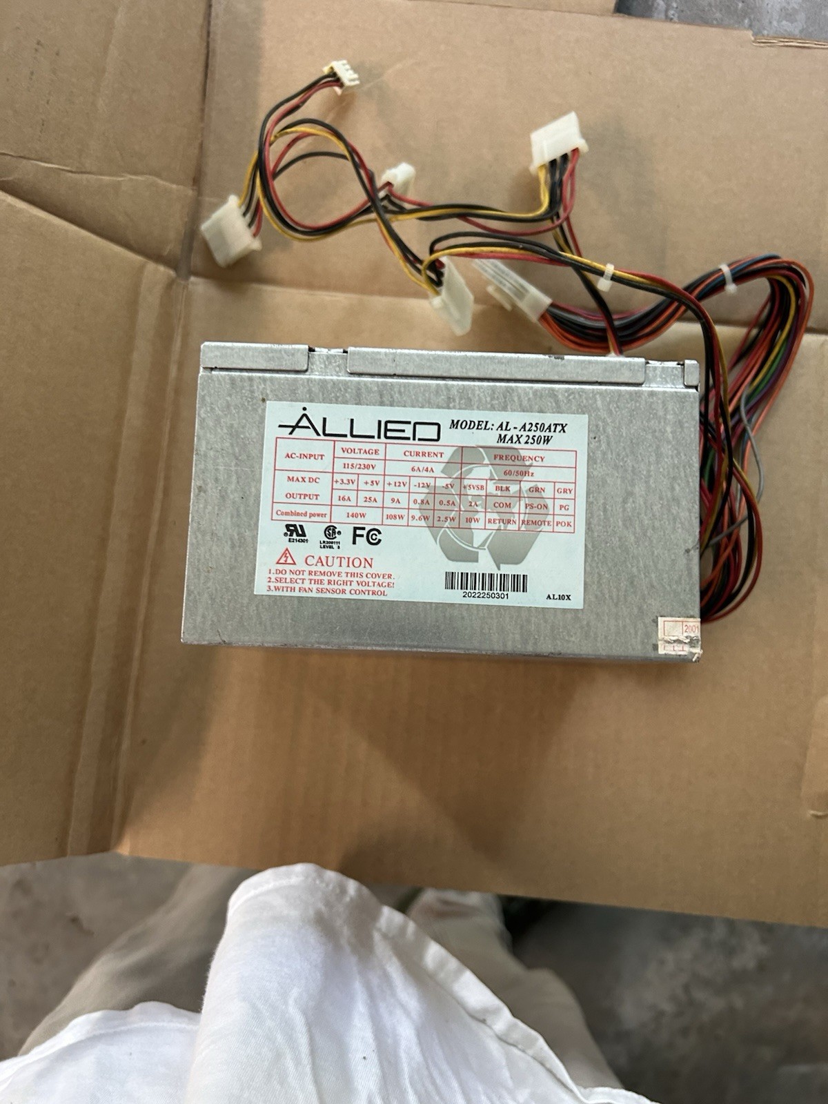 Allied AL-A250ATX 250W Power Supply