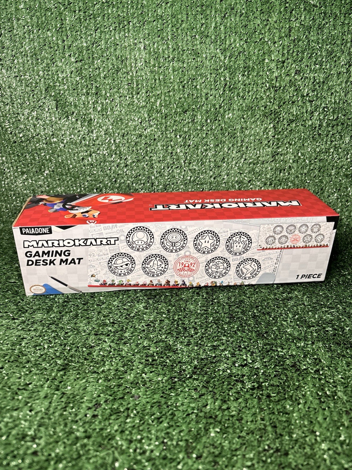 Mario Kart Paladone NIntendo Desk Mat Mouse Keyboard Pad 2022 27.5" x 10.2"
