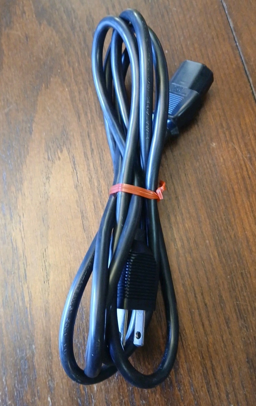 I Sheng 125V 7A Two-Prong Power Cable Cord 5 Ft IS-037A Model E55943 SP-12N