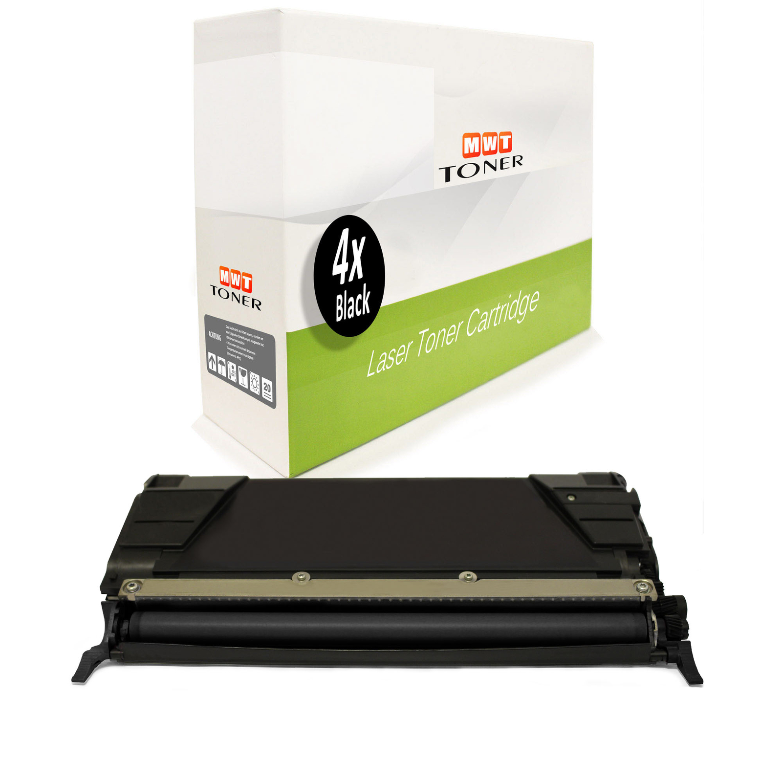 4x Toner BLACK for Lexmark C-746-DN C-748-E C-746-DTN C-748-DE C-748-DTE