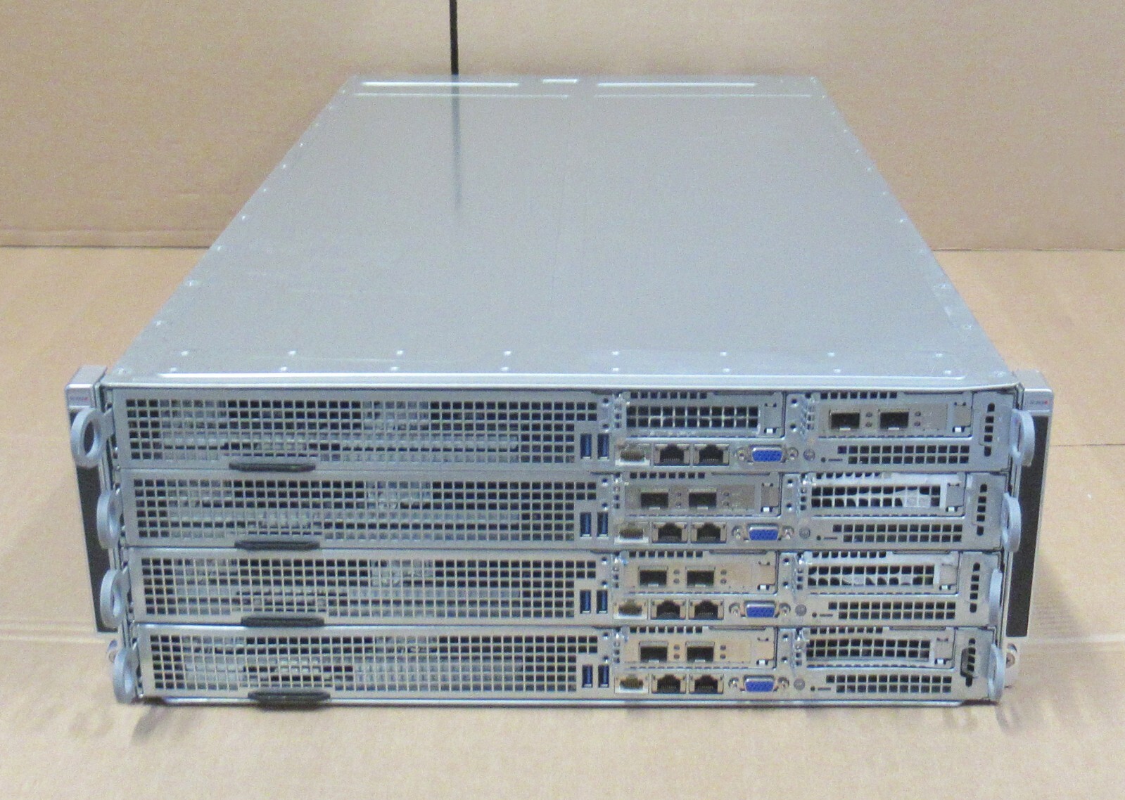 Supermicro SuperServer F618H6-FTL+ 4x Node 8x Intel E5-2670v3 CPU 4U Server