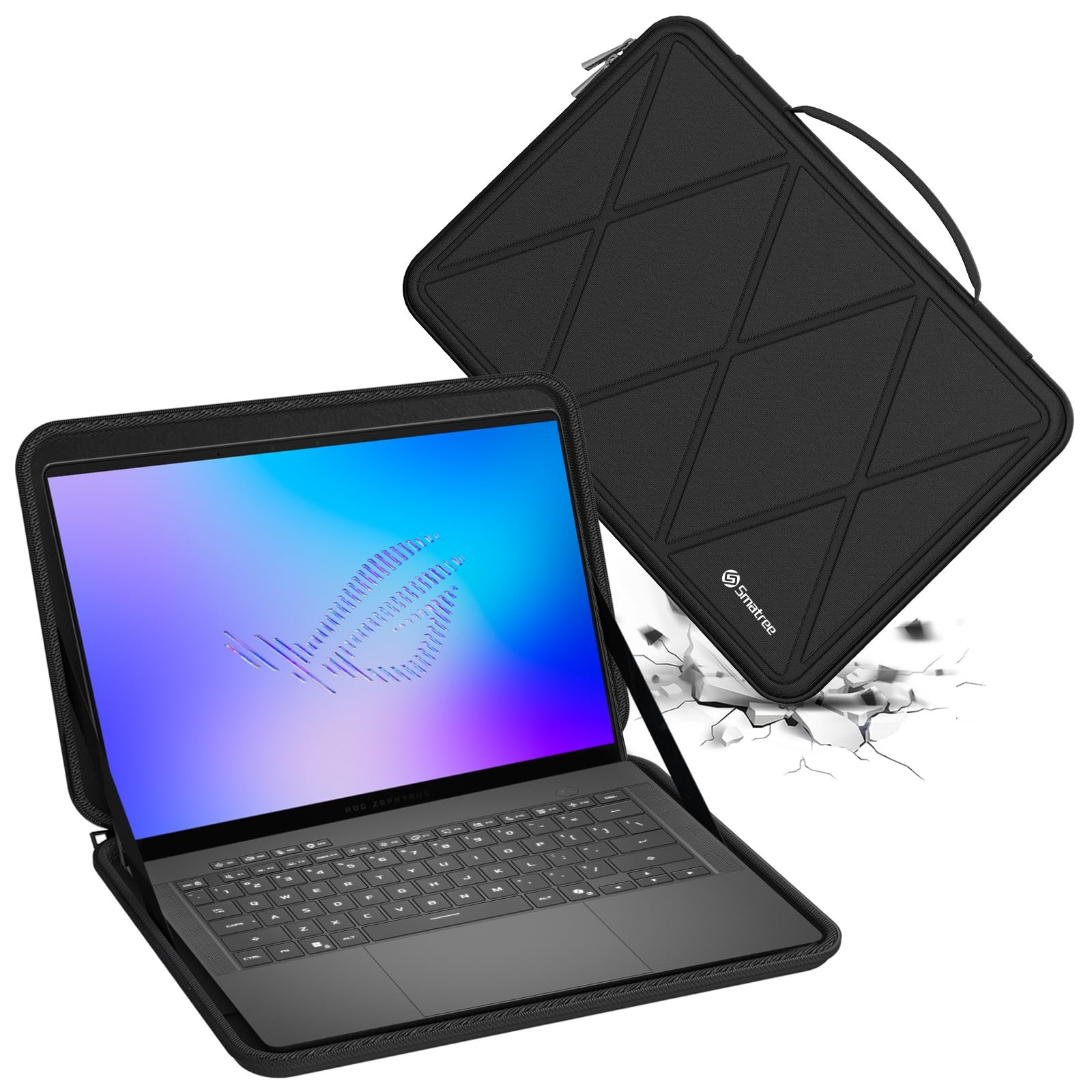 Hard EVA Protective Sleeve Case Compatible for 14 Inch ASUS ROG Zephyrus G14 202