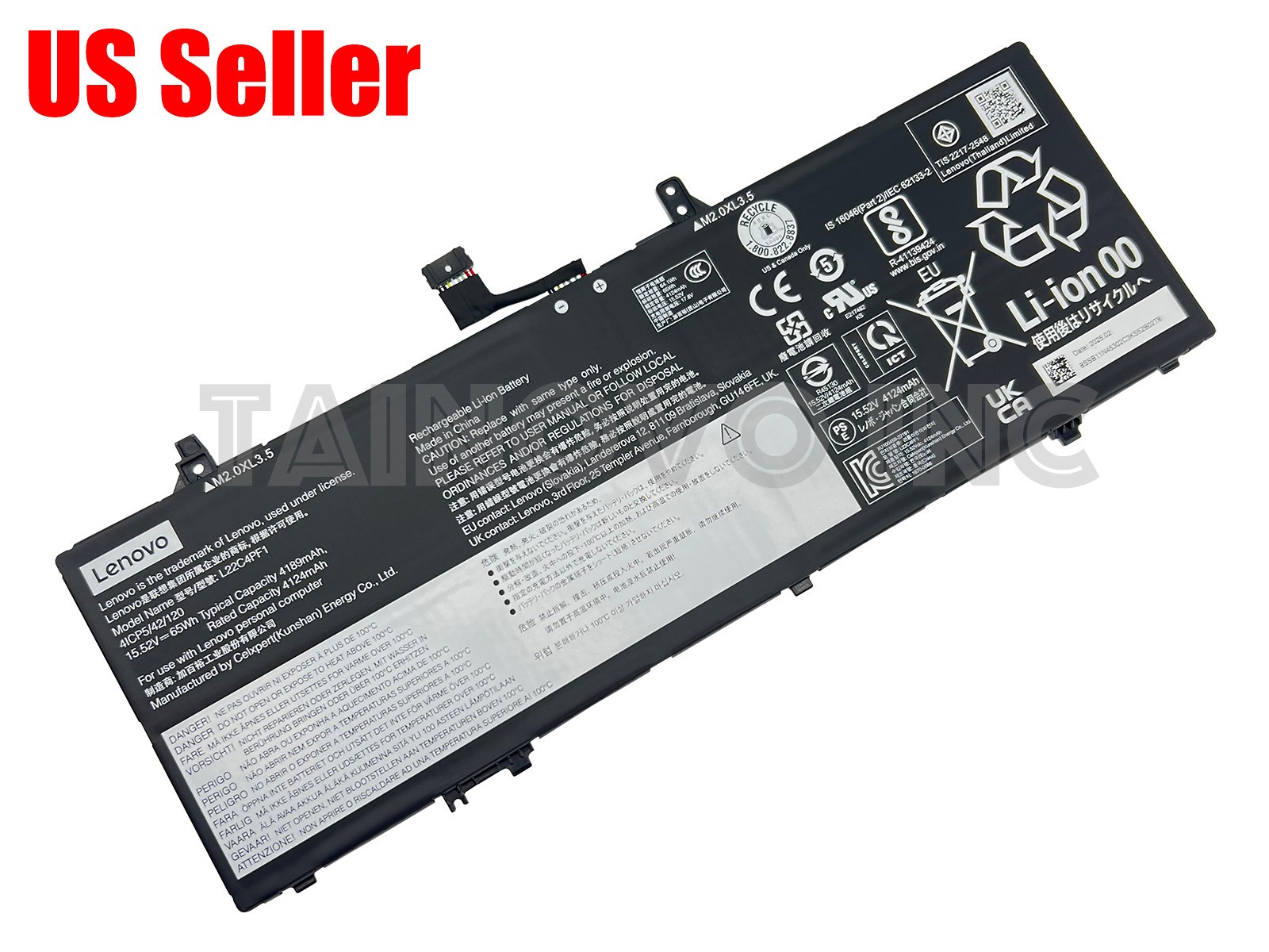 Genuine L22C4PF1 Battery for Lenovo Yoga Slim 6-14APU8 14IAP8 L22D4PF1 L22M4PF1
