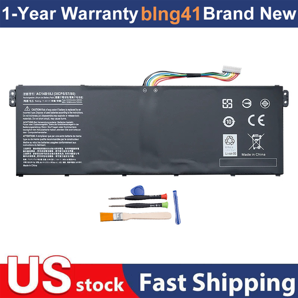 Battery For Acer Aspire ES1-571 ES1-533 E3-112 AC14B18J AC14B13J 3ICP5/57/80 NEW