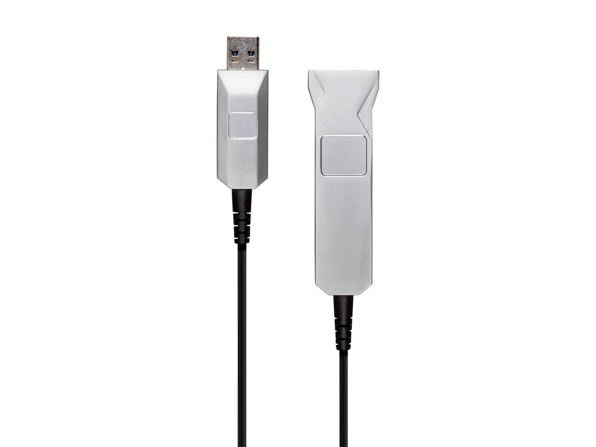 Monoprice SlimRun USB-A Ext Fiber Optic 3.0 32.8ft 16377 H01