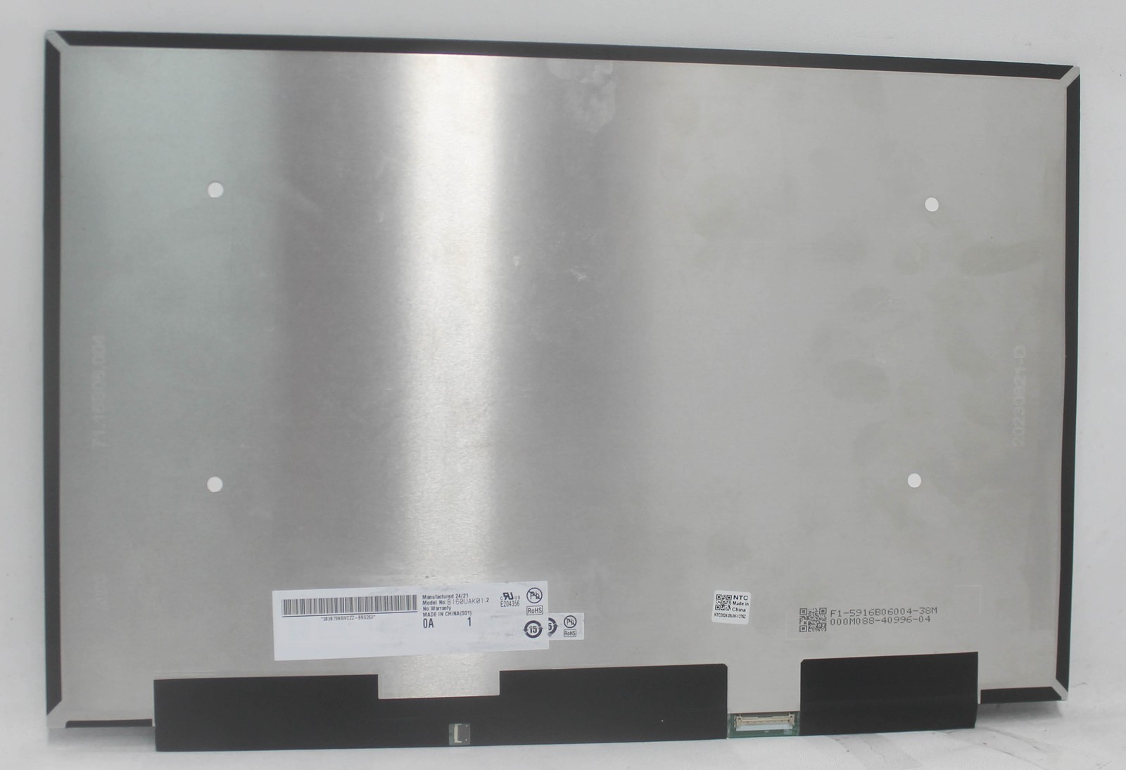 N94770-001 HP LCD RAW PANEL TOP 16 WUXGA AG UWVA 300 "GRADE A"