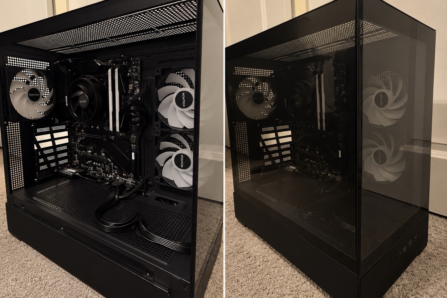 Custom AMD Ryzen 5 4500 Barebones PC MSI B550 16GB DDR4 WiFi 6 600W NO GPU/SSD