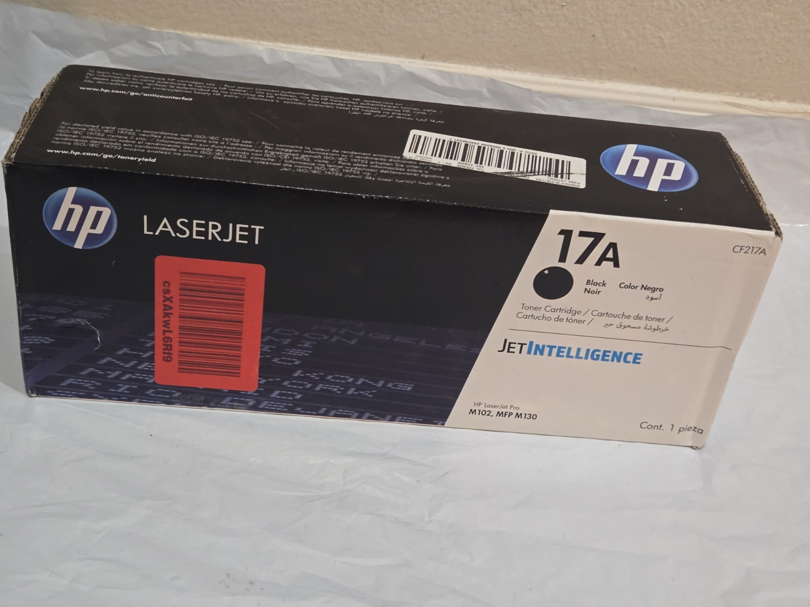 HP 17A CF217A Black Toner Cartridge - LaserJet Pro M102 M130