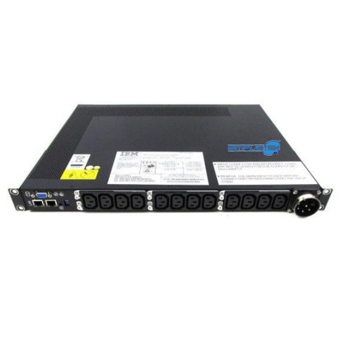 IBM Power Distribution Unit Pdu+ Rack 1u Intelligent Smart Dpi 12 X C13 44v3897_