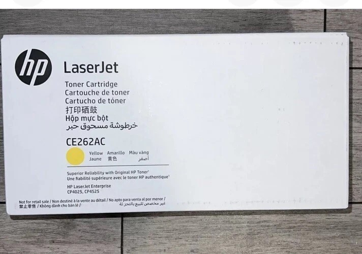 CE262AC (CE262A) OEM HP 648A Yellow Toner