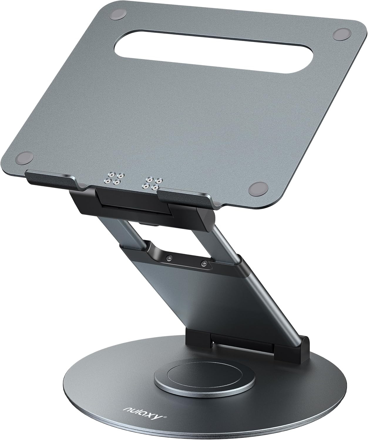 18" Height Telescopic 360 Rotating Aluminum Laptop Stand Desk | Ergonomic Riser