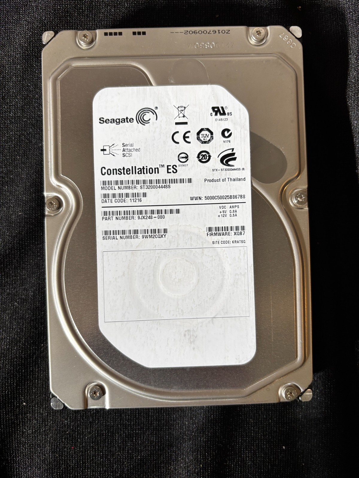 NEW- Seagate Constellation ES hard drive Model ST32000444SS