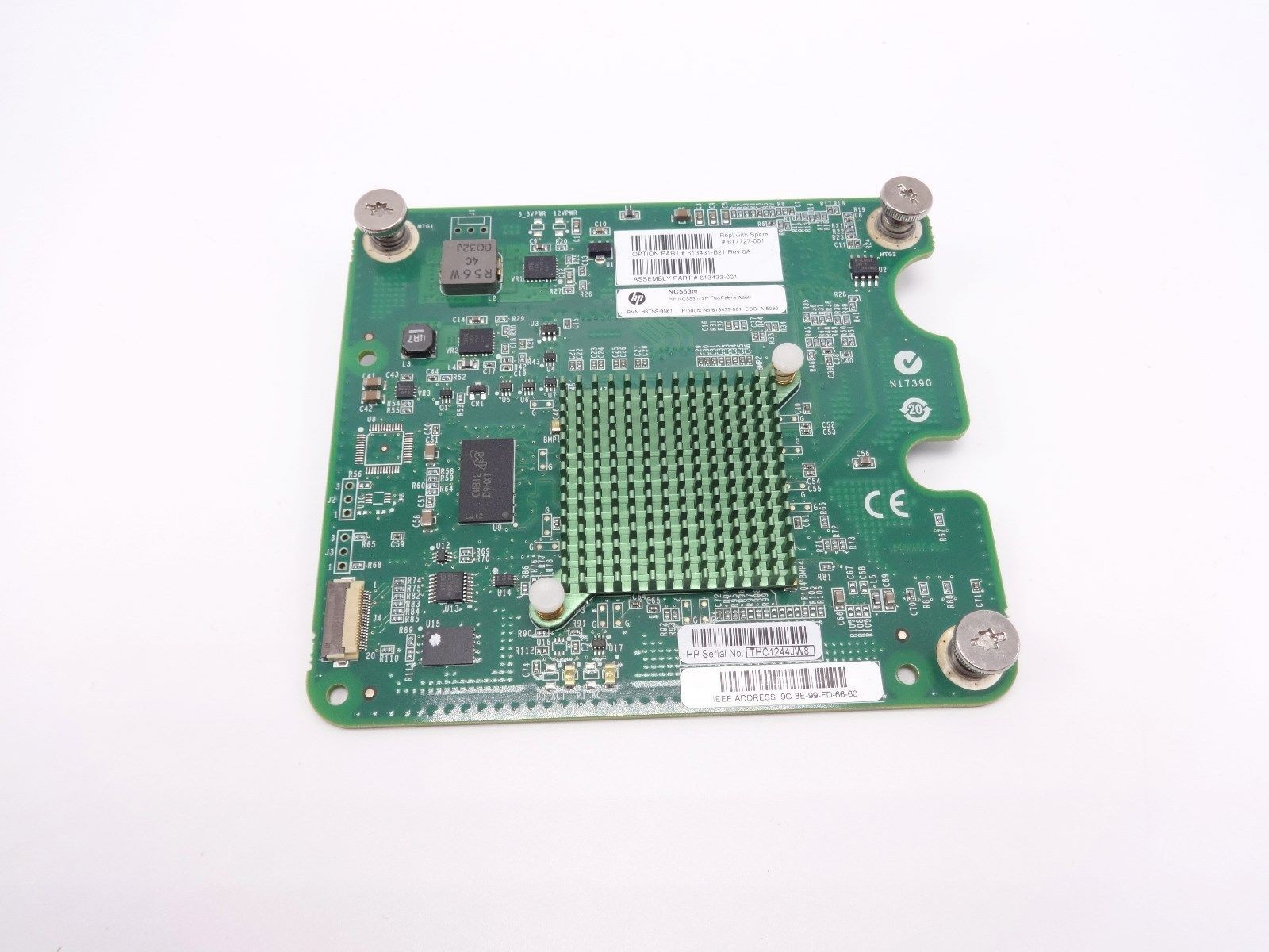HP 617727-001 NC553M 2P 10GB Flex Fabric Adapter 613431-B21