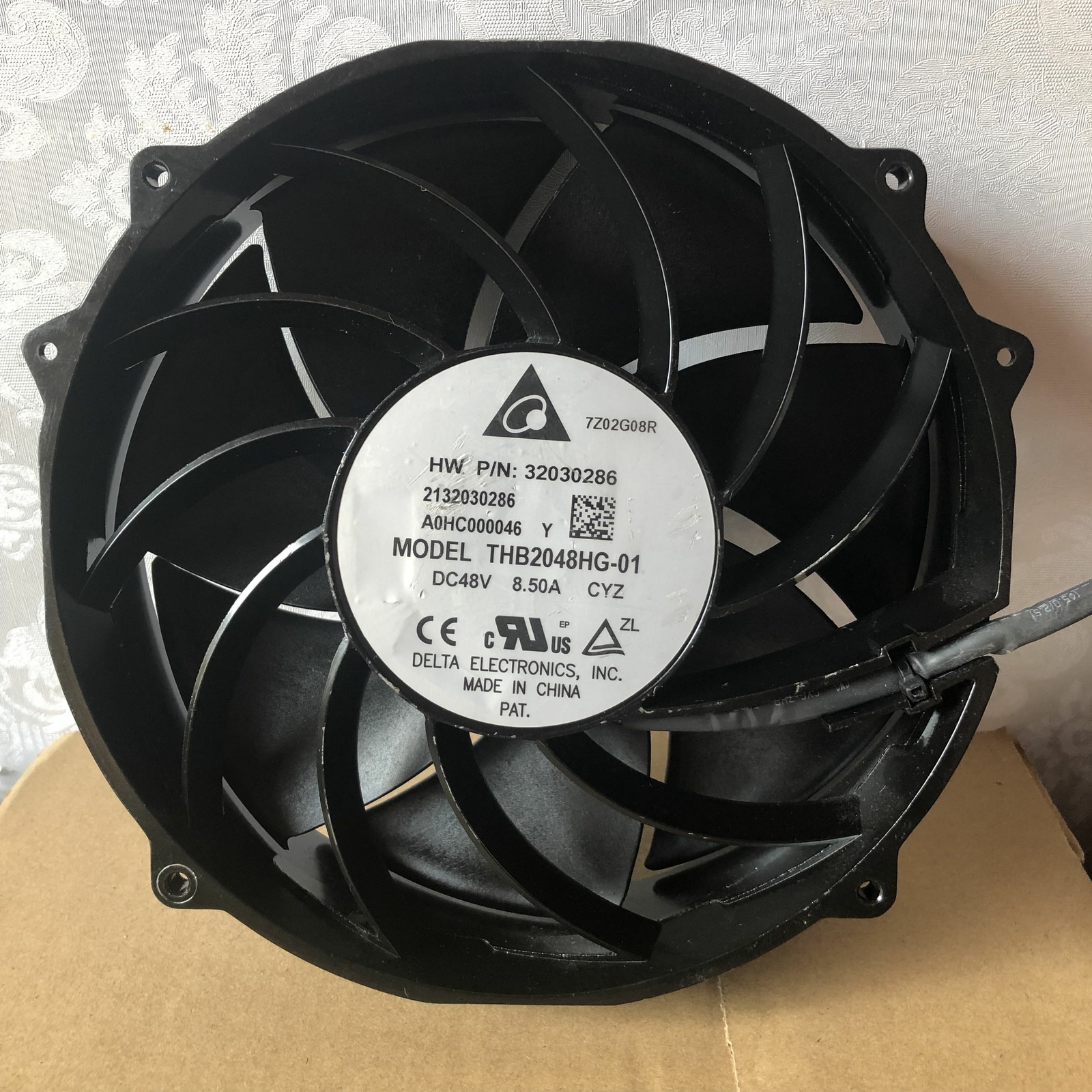 Delta THB2048HG-01 20CM 48V 8.5A High Power Fan Violent Metal Cooling Fan