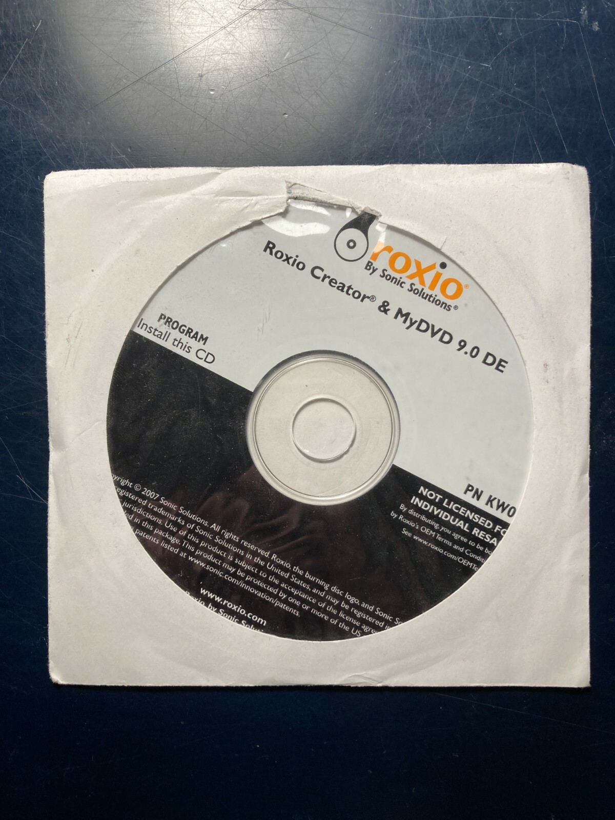 Roxio by Sonic Solutions, Roxio Creator & My DVD 9.0 DE