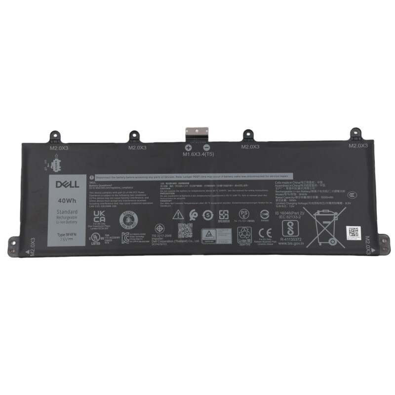 Genuine Dell Latitude 7320 Detachable Battery 40Wh 9F4FN 7.6V Original OEM