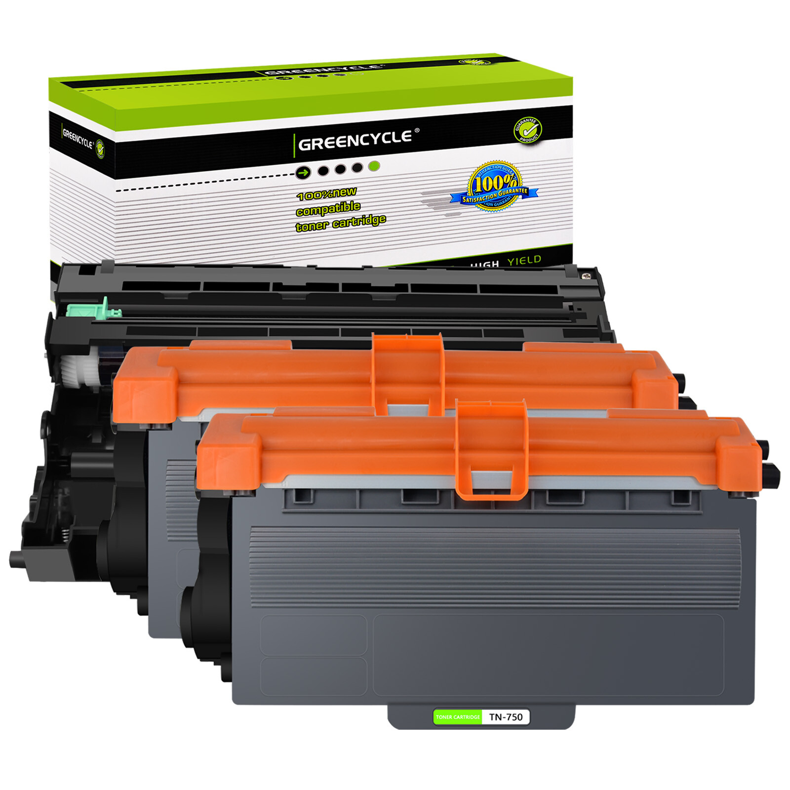 2PK TN750 Toner & 1PK DR720 Drum Fits Brother DCP-8110DN 8155DN HL-5440DN 5445D