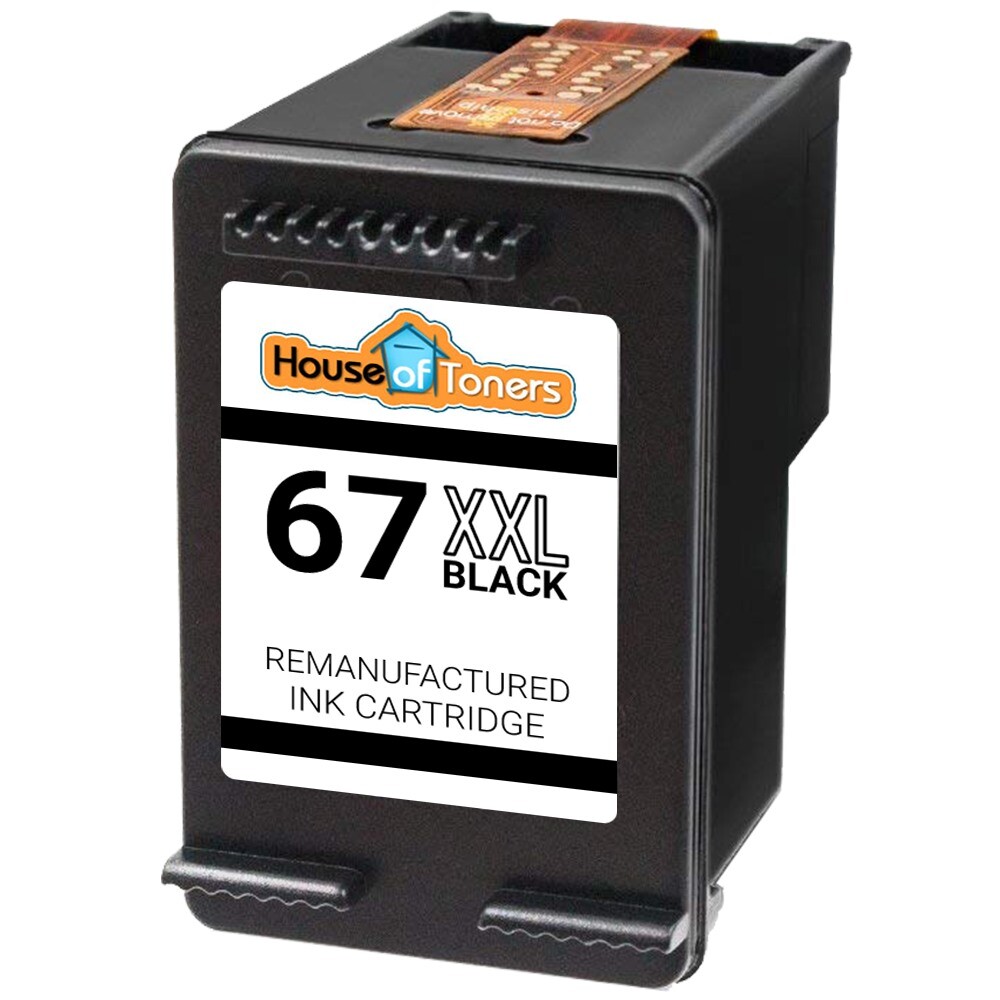 Fits HP 67 HP 67XL HP 67XXL Ink Cartridges Black Color HP ENVY Pro 6452 Lot