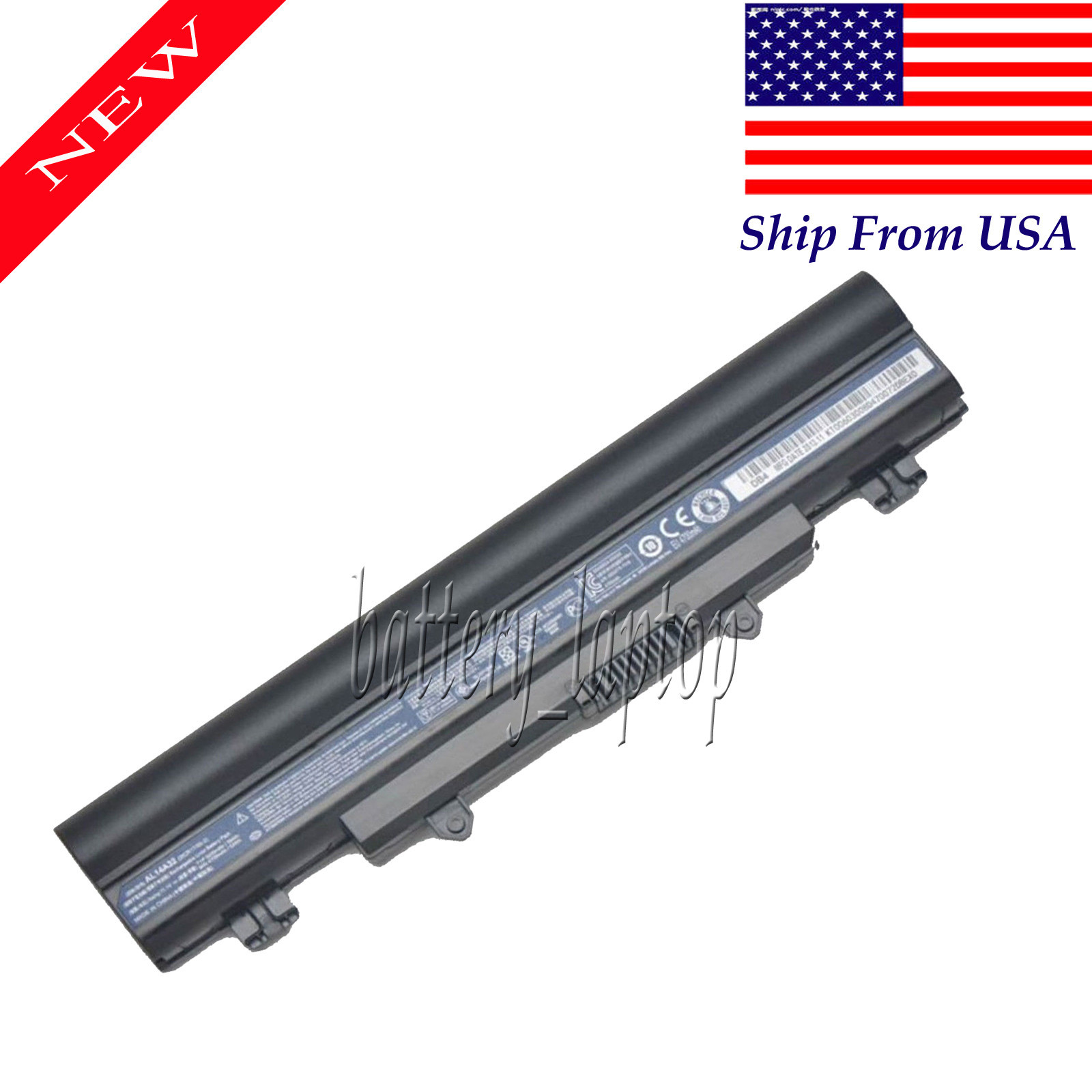 Battery AL14A32 for Acer Aspire E14 E15 E5-511 E5-521 V3-472 V3-572G V5 E1-571