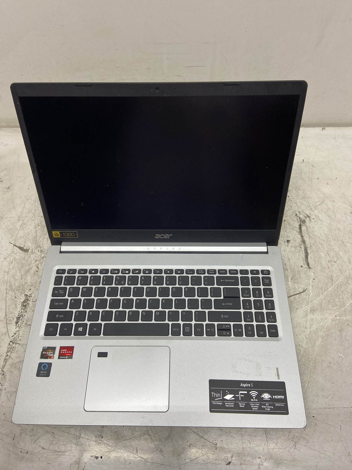 Acer Aspire A515-46 AMD Ryzen 3 3350U 4 GB NO HDD