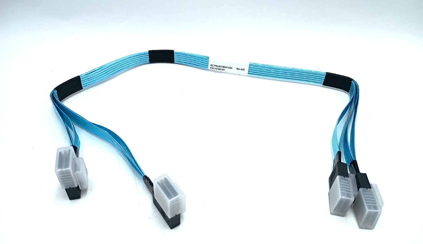 747568-001 HPE ProLiant DL38x G10/V2 4-port Mini SAS/ Cable SFF-8087 Expander