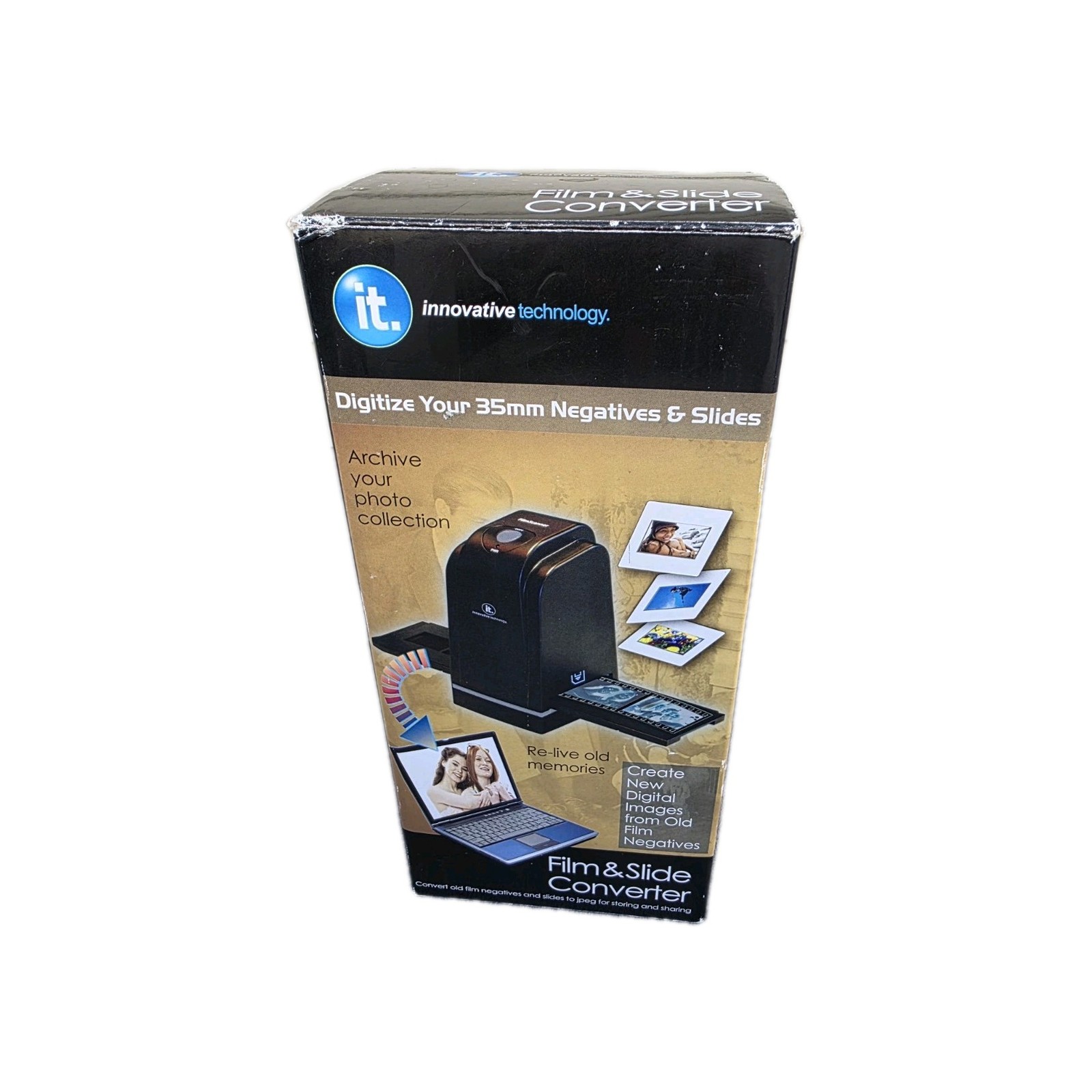 Innovative Technology Film & Slide Converter  35mm Negatives/Slides