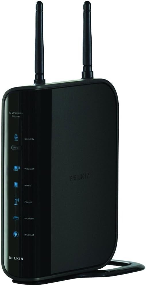 Belkin F5D8236-4 4-Port 10/100 Wireless N Router tested works