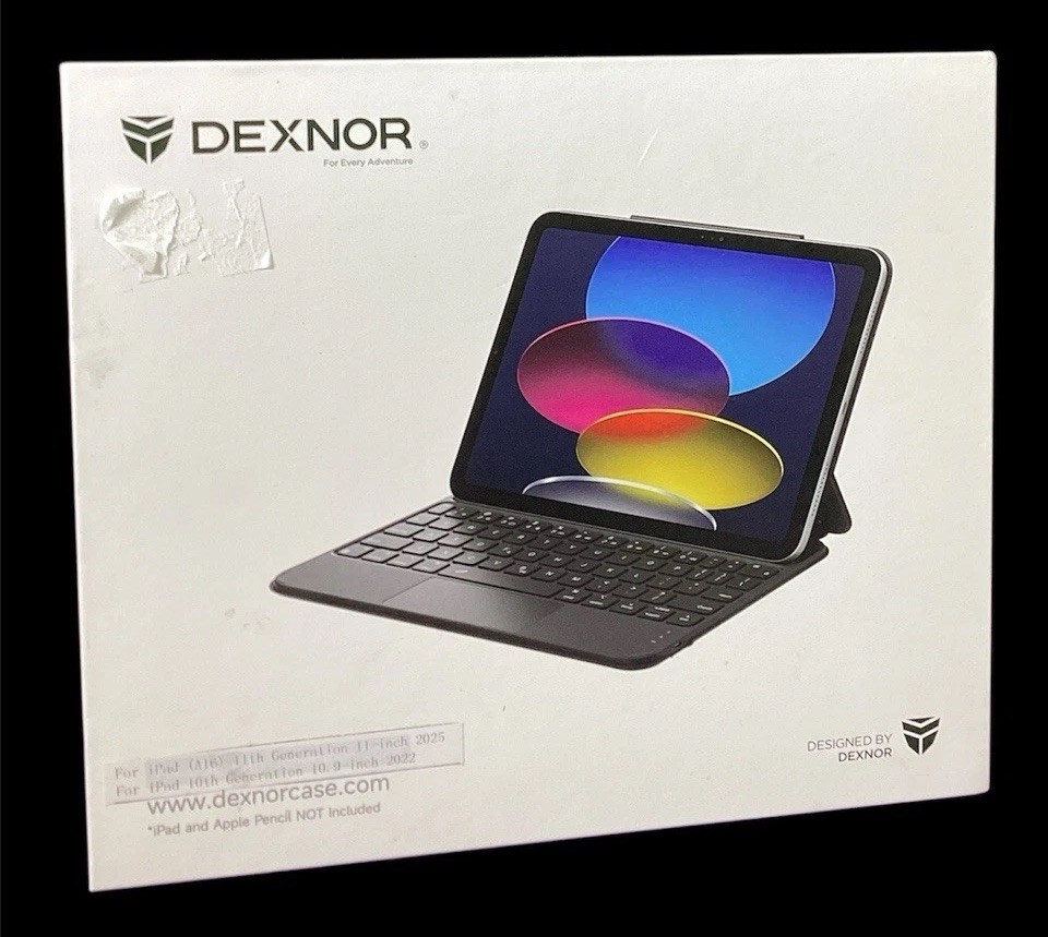 Dexnor DK010 FOR IPAD 11th/10th Generation Case with Keyboard NEW