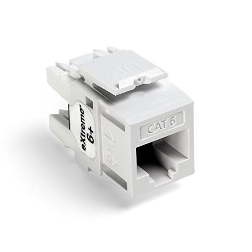 Leviton eXtreme 6 Category 6 Connector White High Impact UL Rated RFT Technology