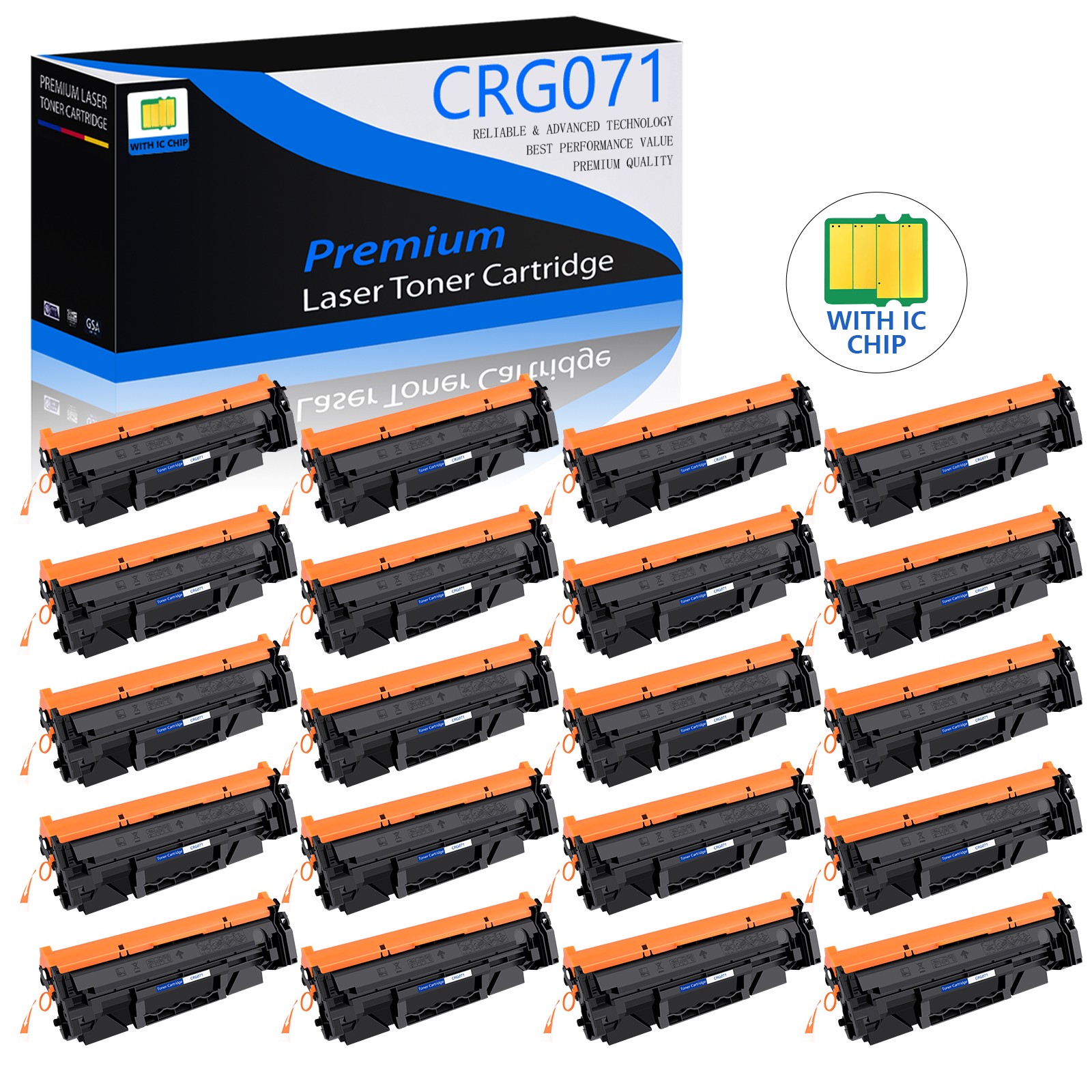20PK 071 Black Toner Cartridge Compatible for Canon ImageCLASS MF273dw MF272dw