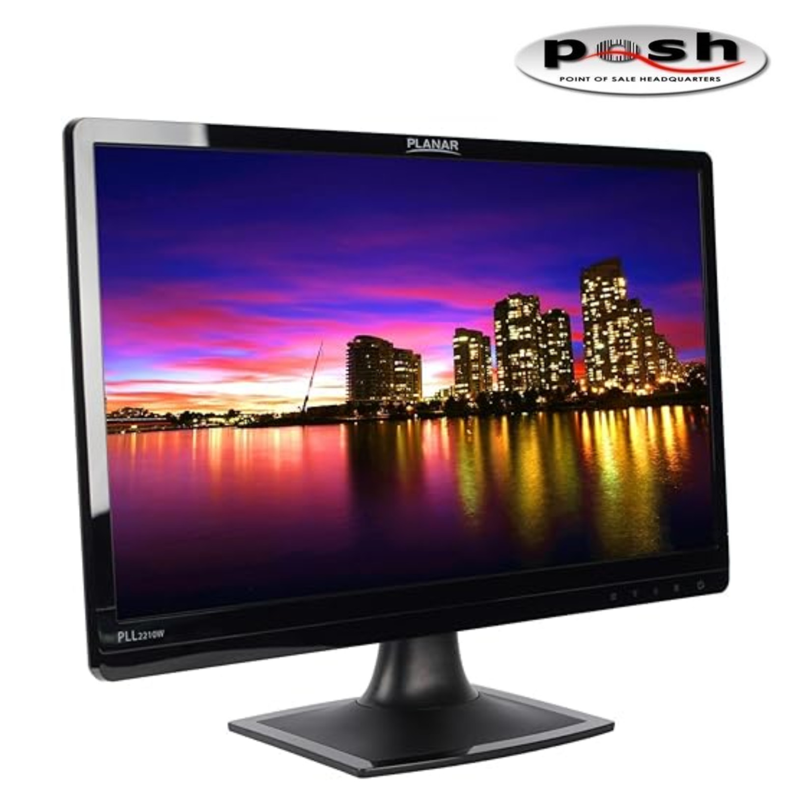 Lot of 2 NEW OPEN BOX Planar PLL2210W 22" LED Monitor 1080p Widescreen VGA DVI