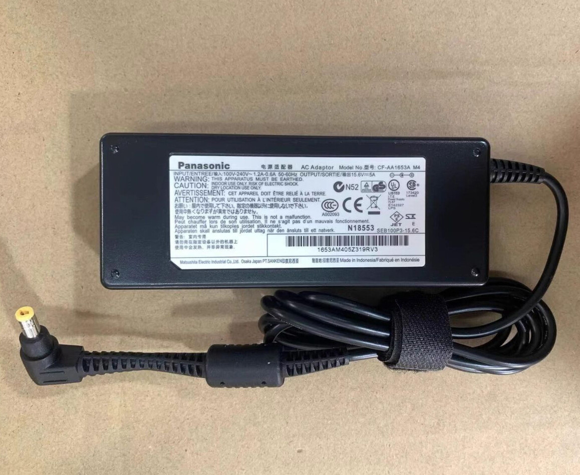 New For Panasonic Toughbook CF-19 CF-29 CF-30 CF-31 78W AC Adapter Charger USK