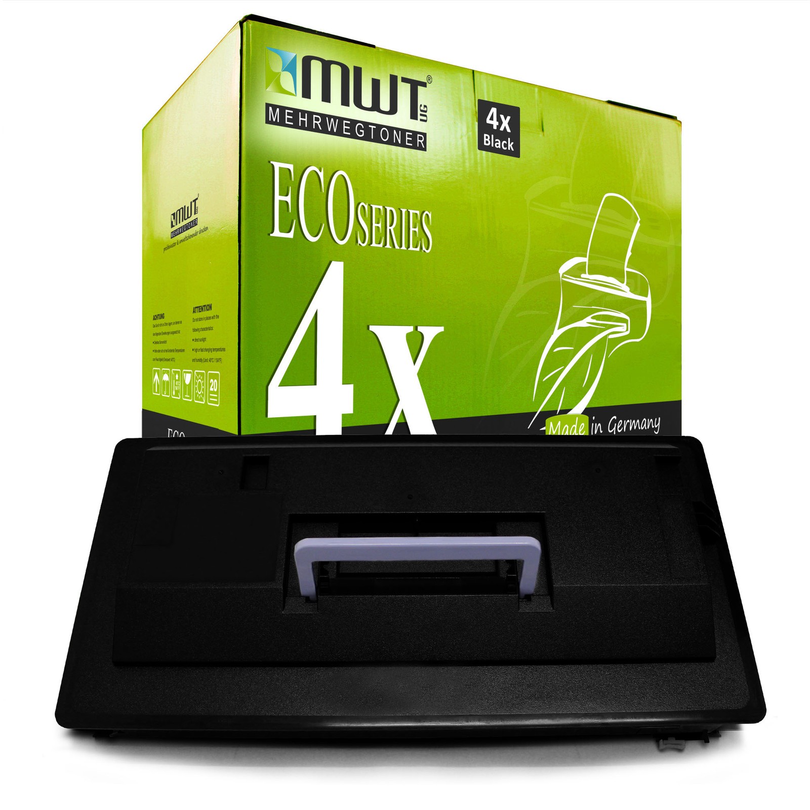 4x MWT ECO Cartridge replaces Kyocera TK-715 TK715 TK 715