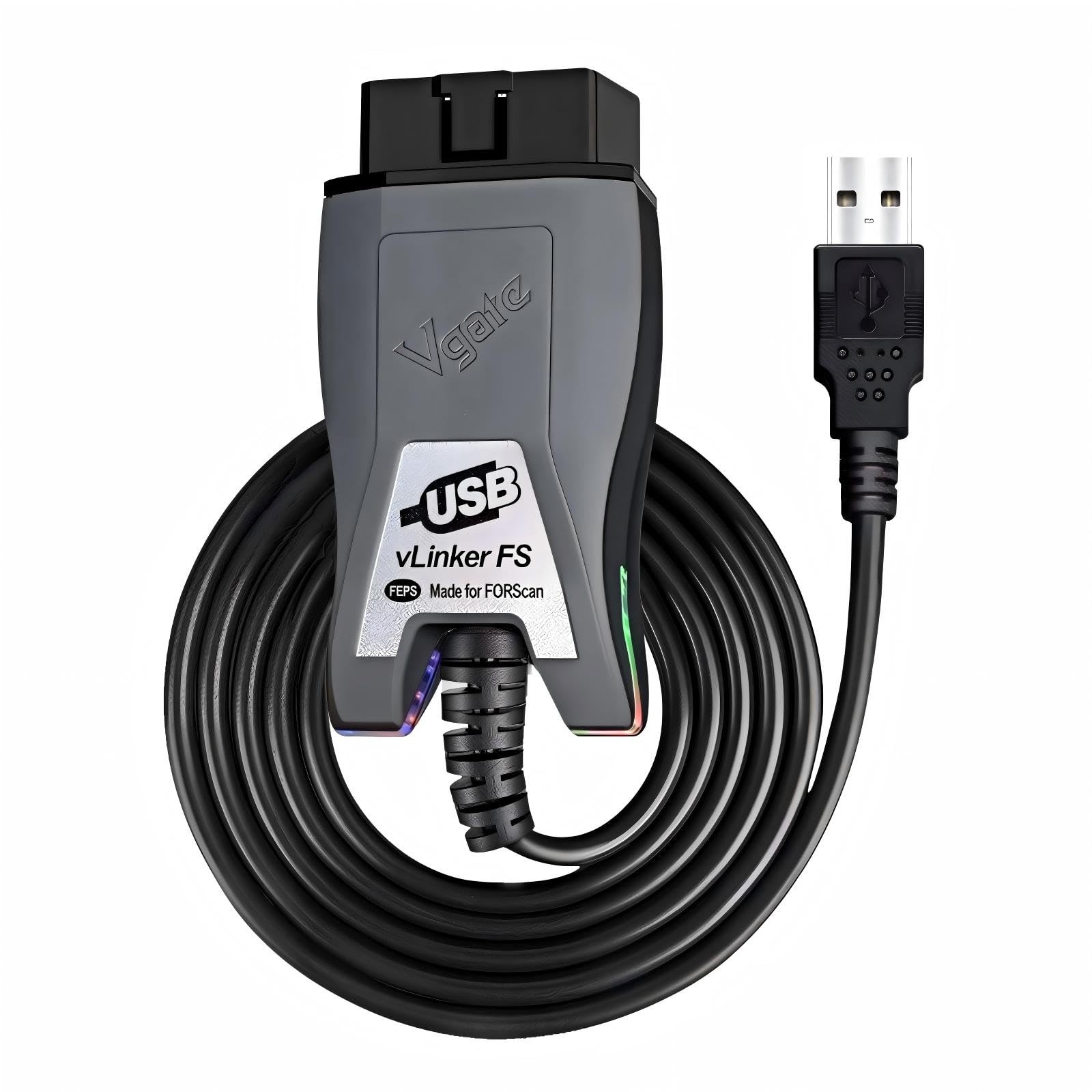 Vgate vLinker FS USB OBD2 Adapter for FORScan HS/MS-CAN Auto Switch