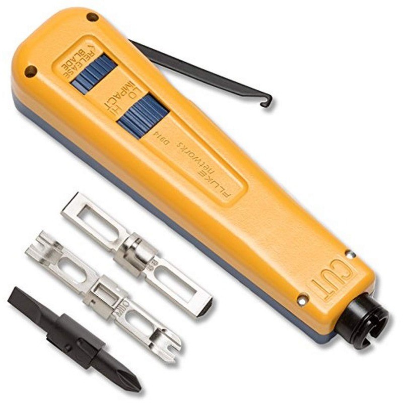 10051501 Impact Punch Down Tool with EverSharp 66/110 Plus Screwdriver Blade
