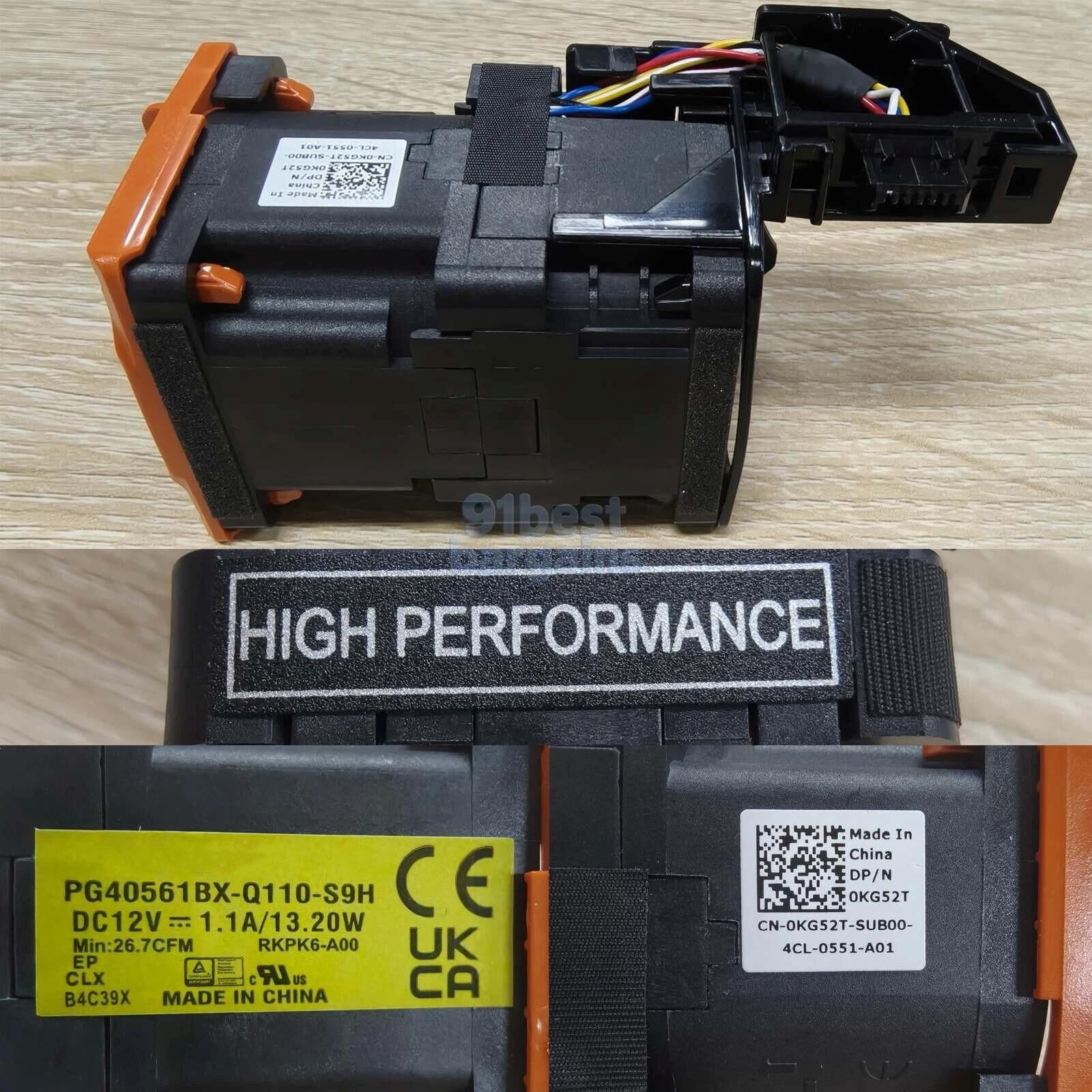 for Dell EMC PowerEdge R640 CPU Cooling High Performance Fan KG52T CY92P New