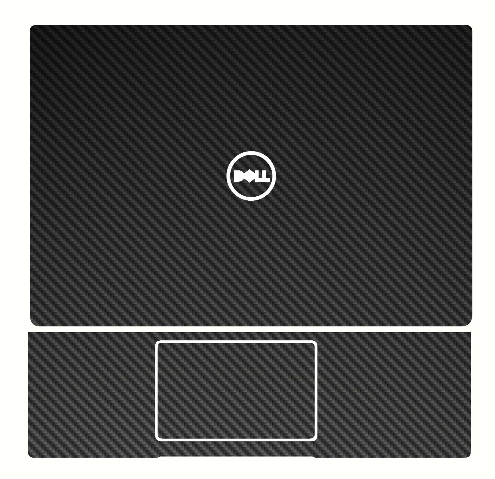 LidStyles Carbon Fiber Laptop Skin Decal Dell Latitude 7420 / 7430